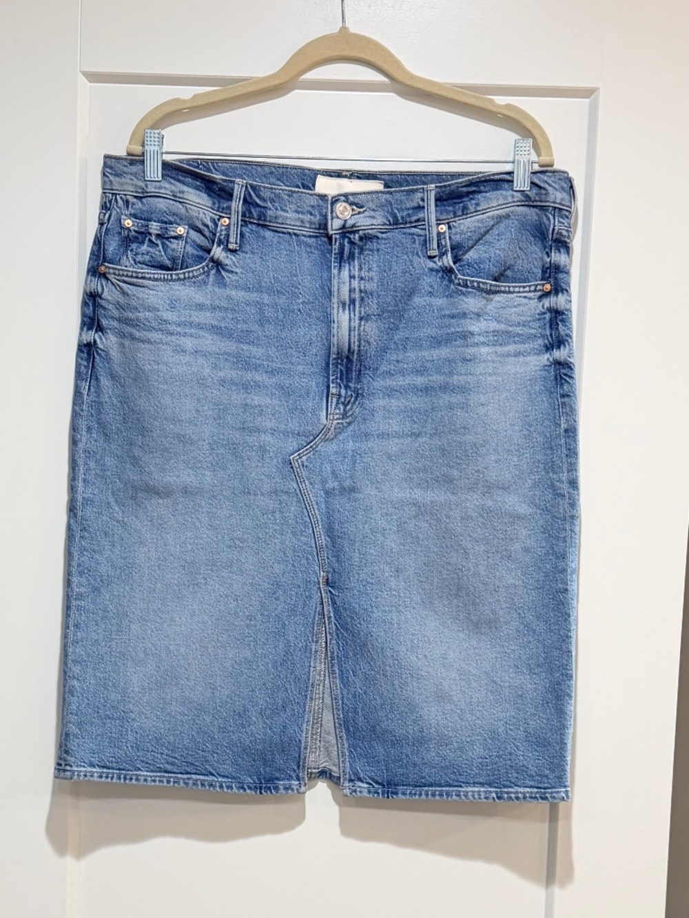 MOTHER Denim Jean Skirt Women's Size 34
